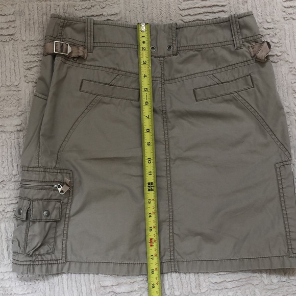 ESPRIT cargo utility skirt beige tan Size 6 - Picture 15 of 16